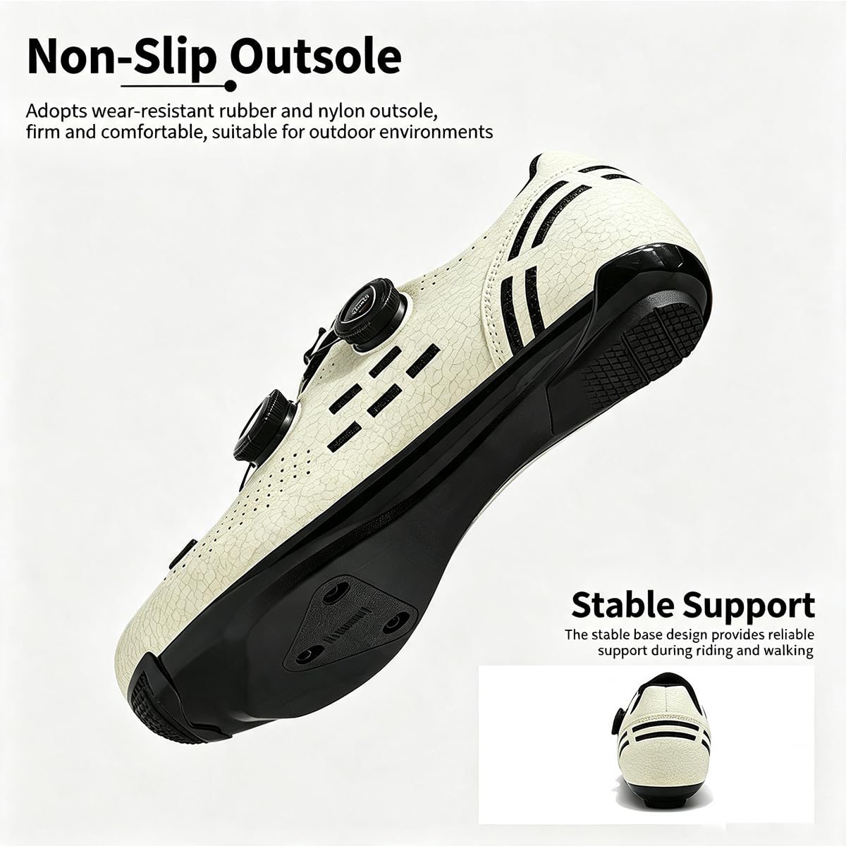 Zapatilla de Ciclismo Hombre Mujer, Zapatos Bicicleta Spinning