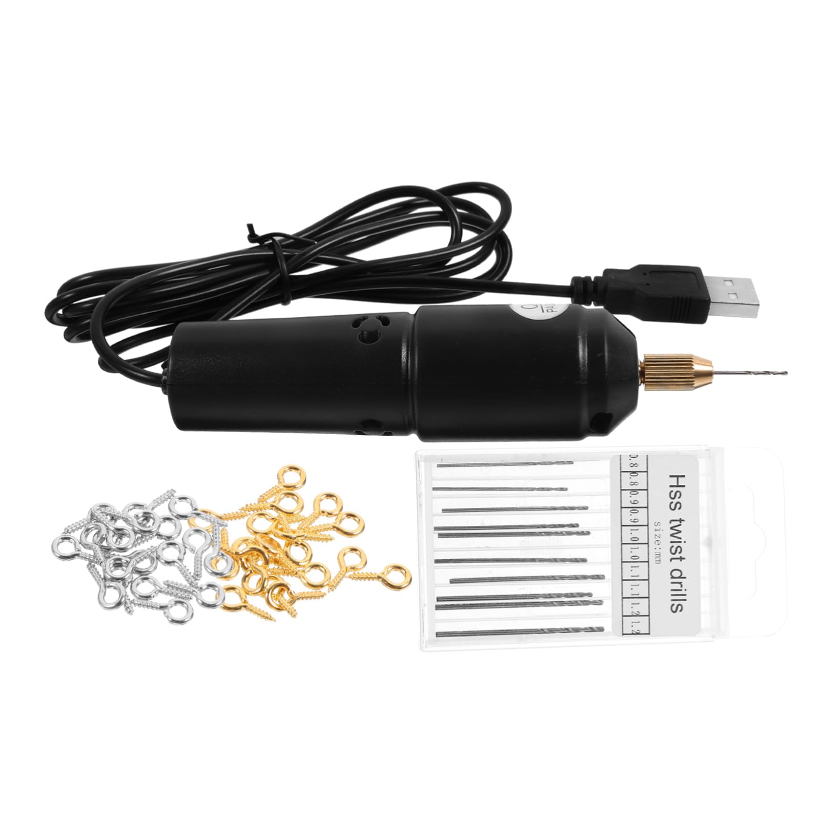 Perceuse électrique portable et kit de gravure USB pour polissage précis