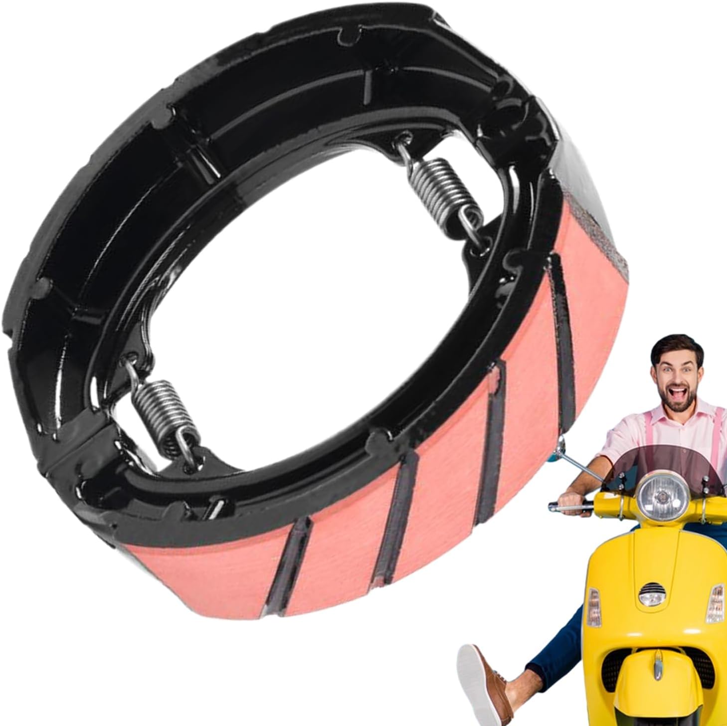 Rear Brake Shoes - Bikes Rear Drum Brake Cover Shoe,Automotive Replacement System Parts For Motorcycles, Pedal Electric Vehicles