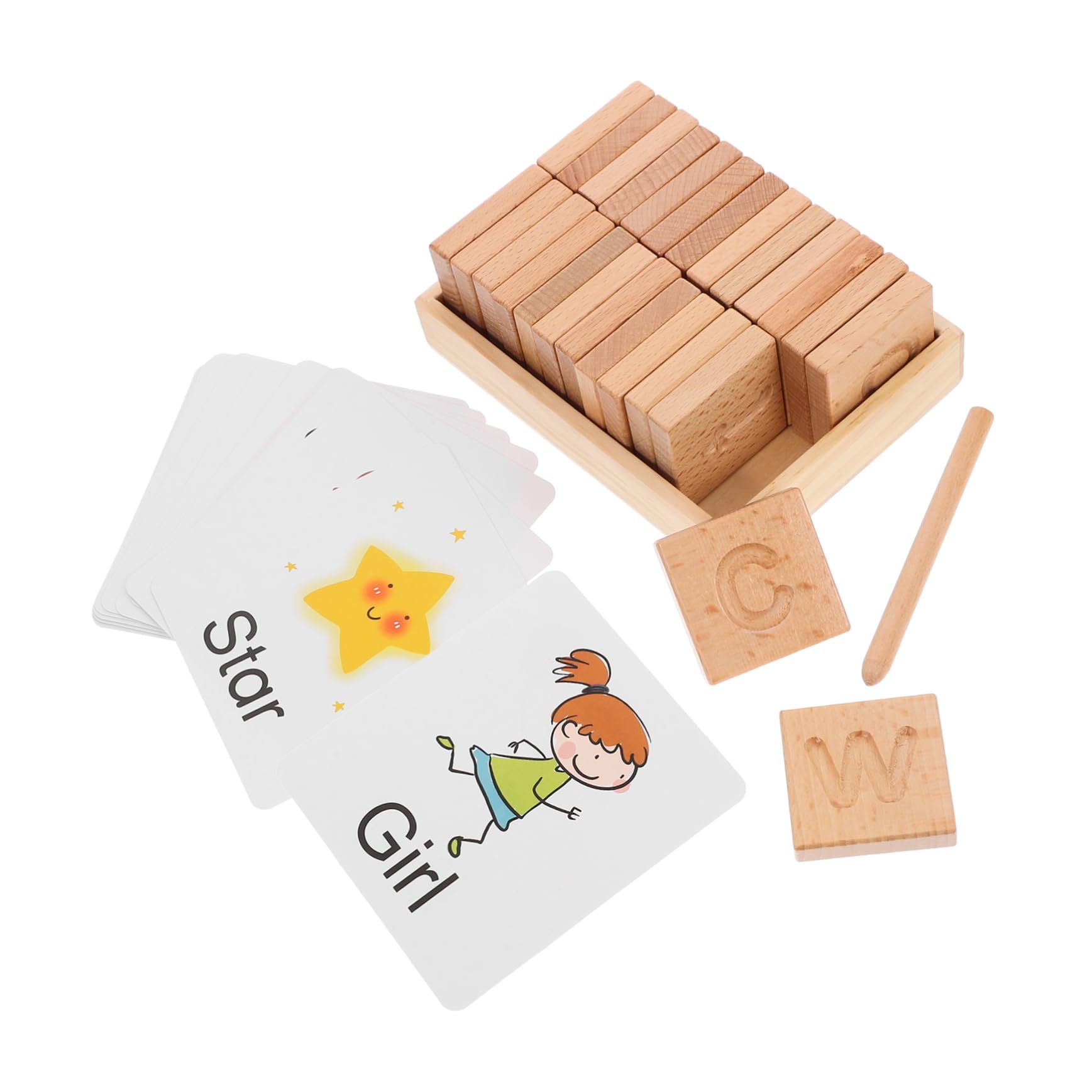 Tablero De del Alfabeto De Madera Juguete Educativo para De Letras Aprendizaje Preescolar