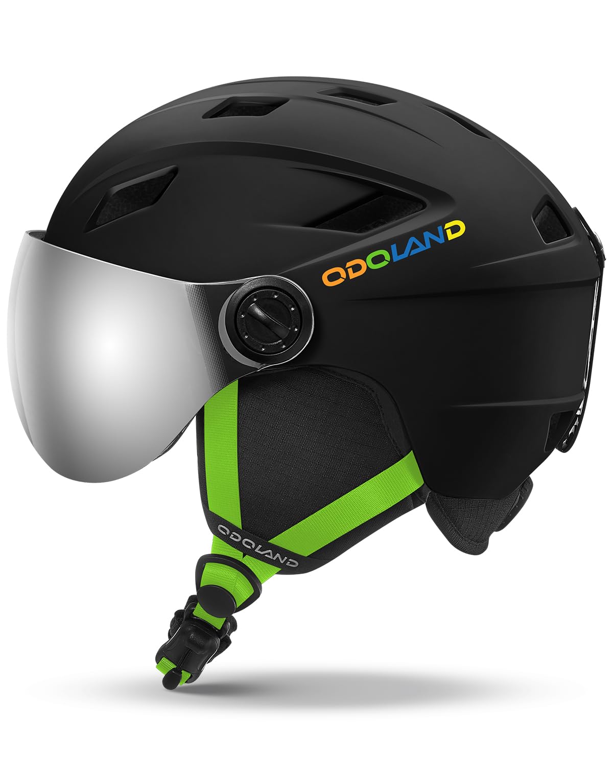 Odoland Kids Ski Helmet with 2-in-1 Visor Goggles