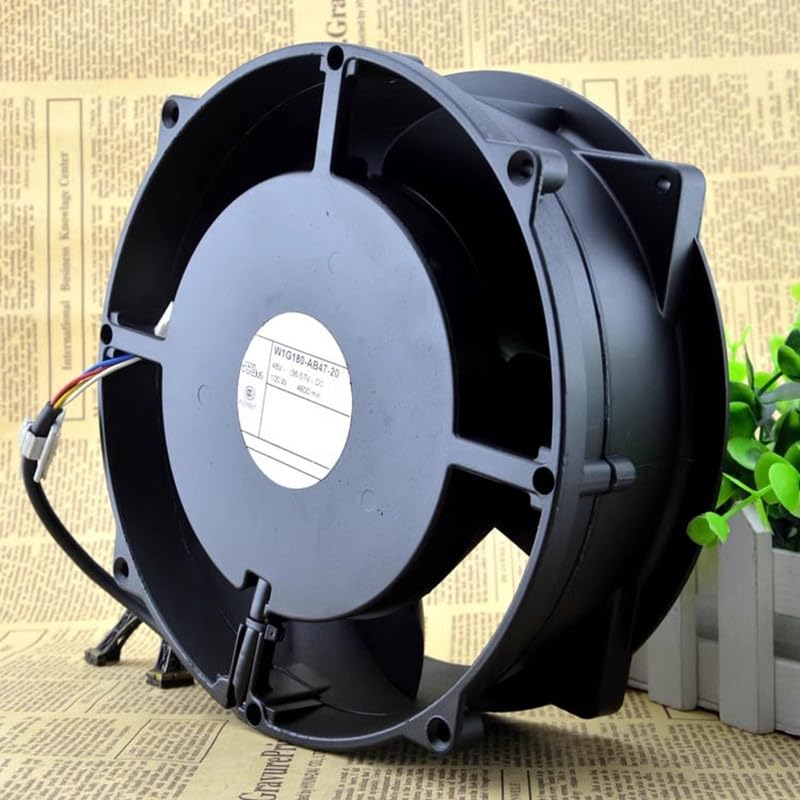 W1G180-AB47-20 DC 48V 100W 20cm Ultra-Violent high Temperature Booster Fan
