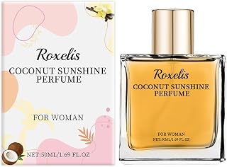 AMALIA Coconut Sunshine Perfume for Women, Long-Lasting Fragrance for Women,Tropical Vanilla and Cardamom Fragrance