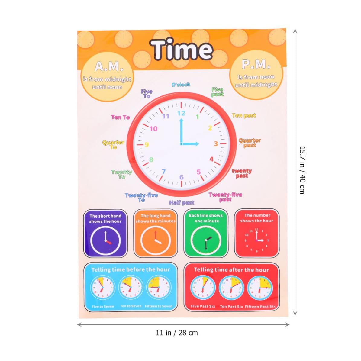 LOCZUK 14pièces Posters Éducatifs pour Maternelle Affiches Murales Colorées pour Apprentissage Précoce Matériel Pédagogique pour Garçon Fille Garçons et Filles