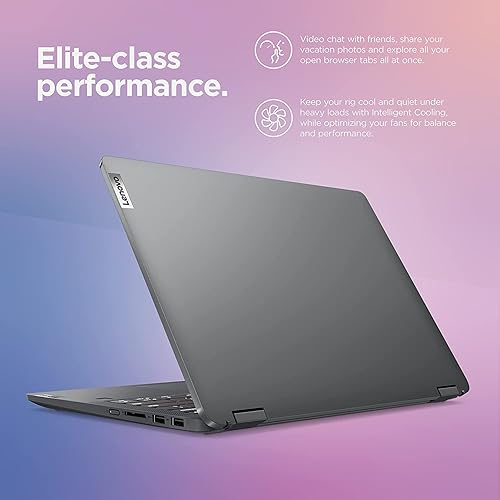 Miniatura 5 de Lenovo Flex 5 - Laptop 2 en 1 de 14 pulgadas, pantalla táctil WUXGA, AMD Ryzen 5 5500U, 16 GB de RAM, SSD PCIe de 512 GB, Bluetooth, cámara web,