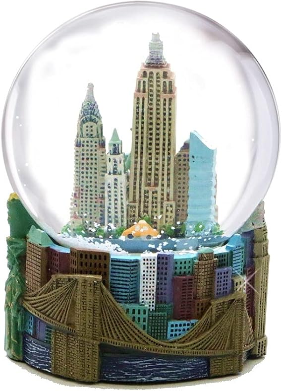 New York City Snow Globe, 3.5 Inches, from NYC Skyline Snow Globes Collection