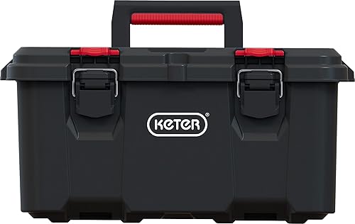 Keter Stack n' Roll - Caja de herramientas modular para bricolaje, apilable, ligera, duradera, resistente al agua, color negro