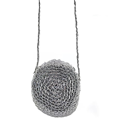 Miniatura 3 de Recyclable pull ring can bag ecological design with crochet fabric 100% handmade (white)