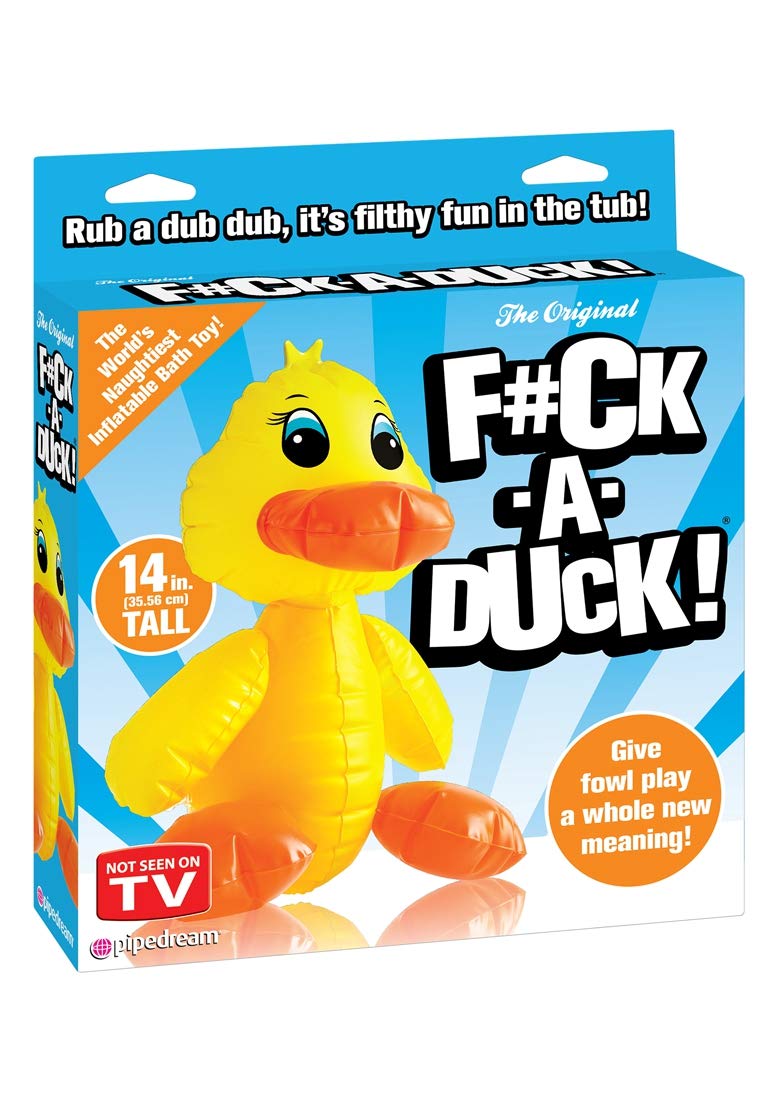 Pipedream Fuck A Duck Faire Exploser des Poupées Plusieurs Couleurs, Jaune