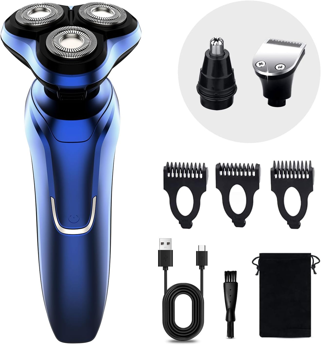 Amazon.com: Electric Razor for Man, Rechargeable Wet & Dry Electric ...