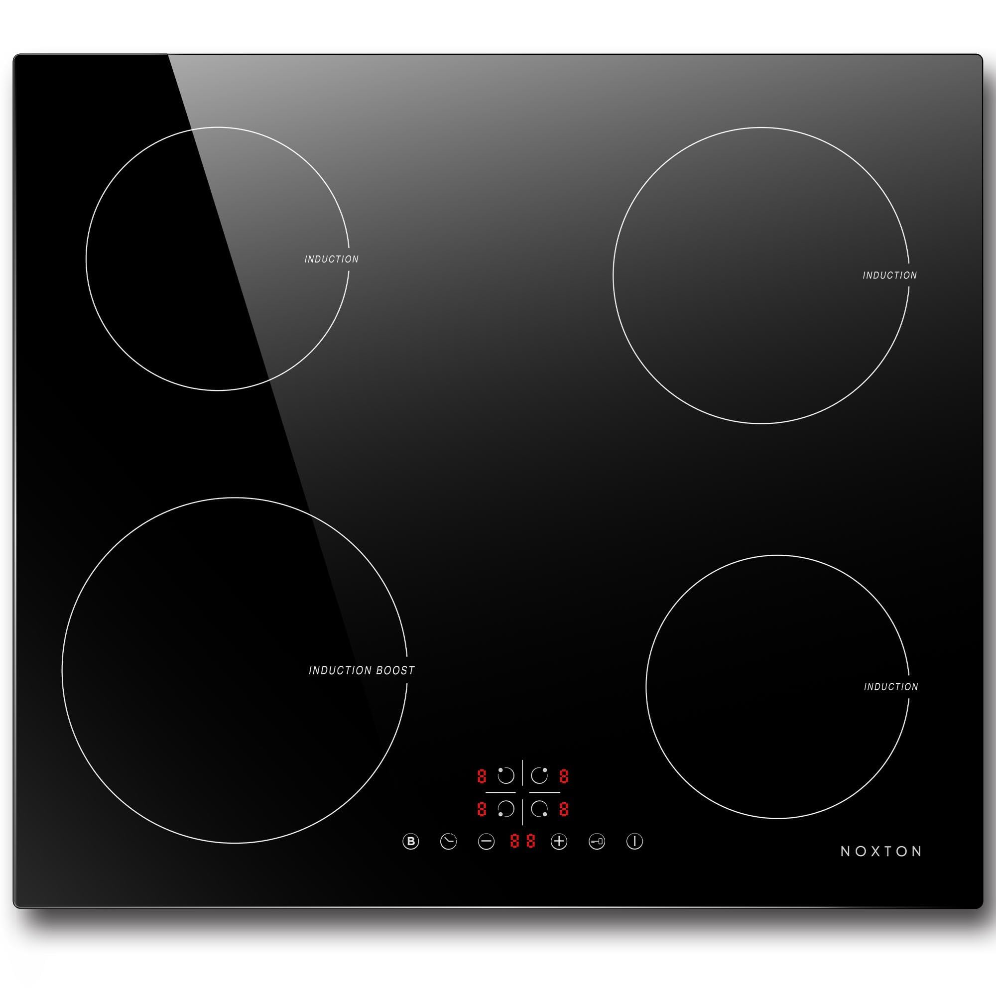Noxton 24 Inch Induction Cooktop, Built-in 4 Burners Induction Stovetop