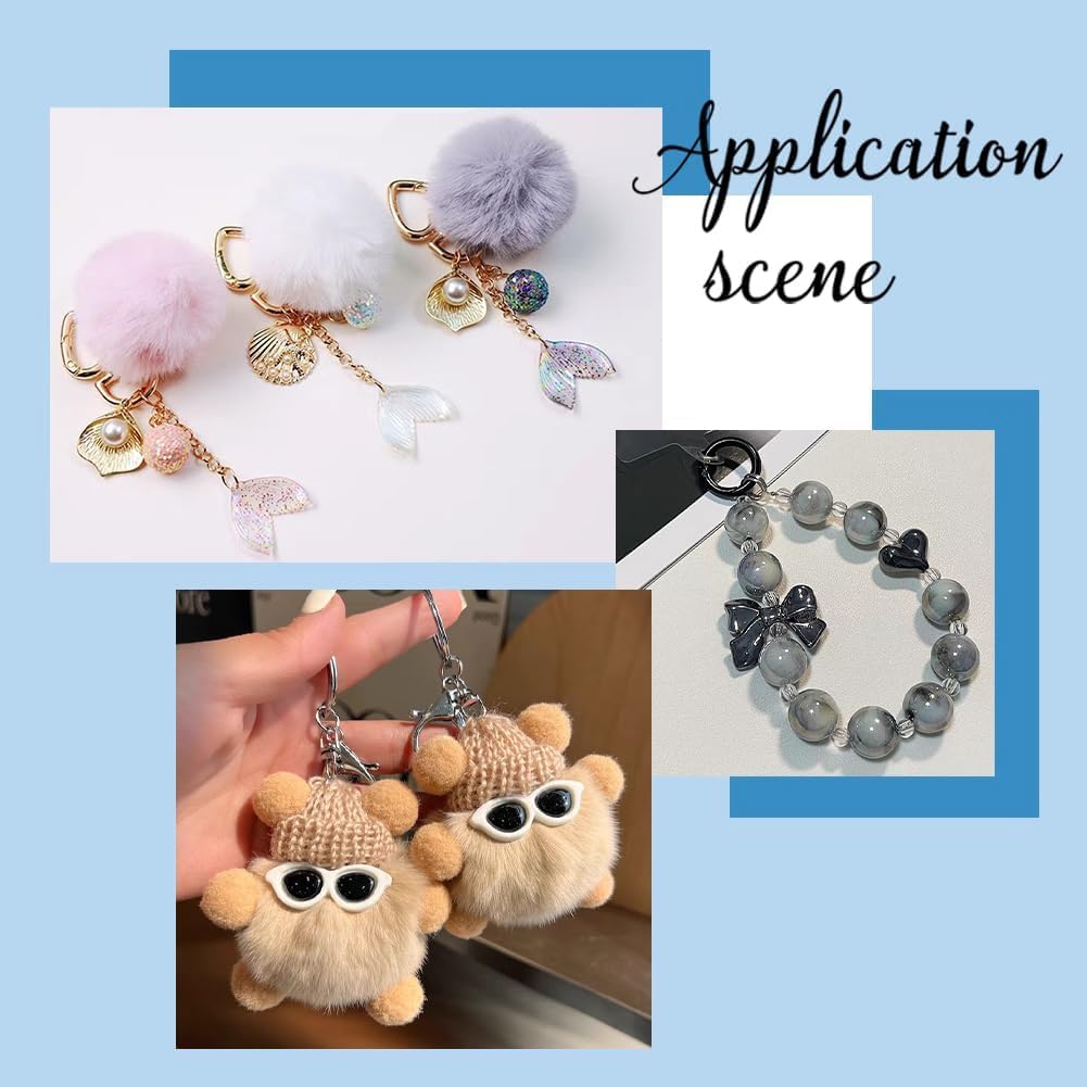 Chiusura A Moschettone In Argento Sterling 925 | 6mm Con Occhiello, Per Gioielli Fai-Da-Te - Foto 4