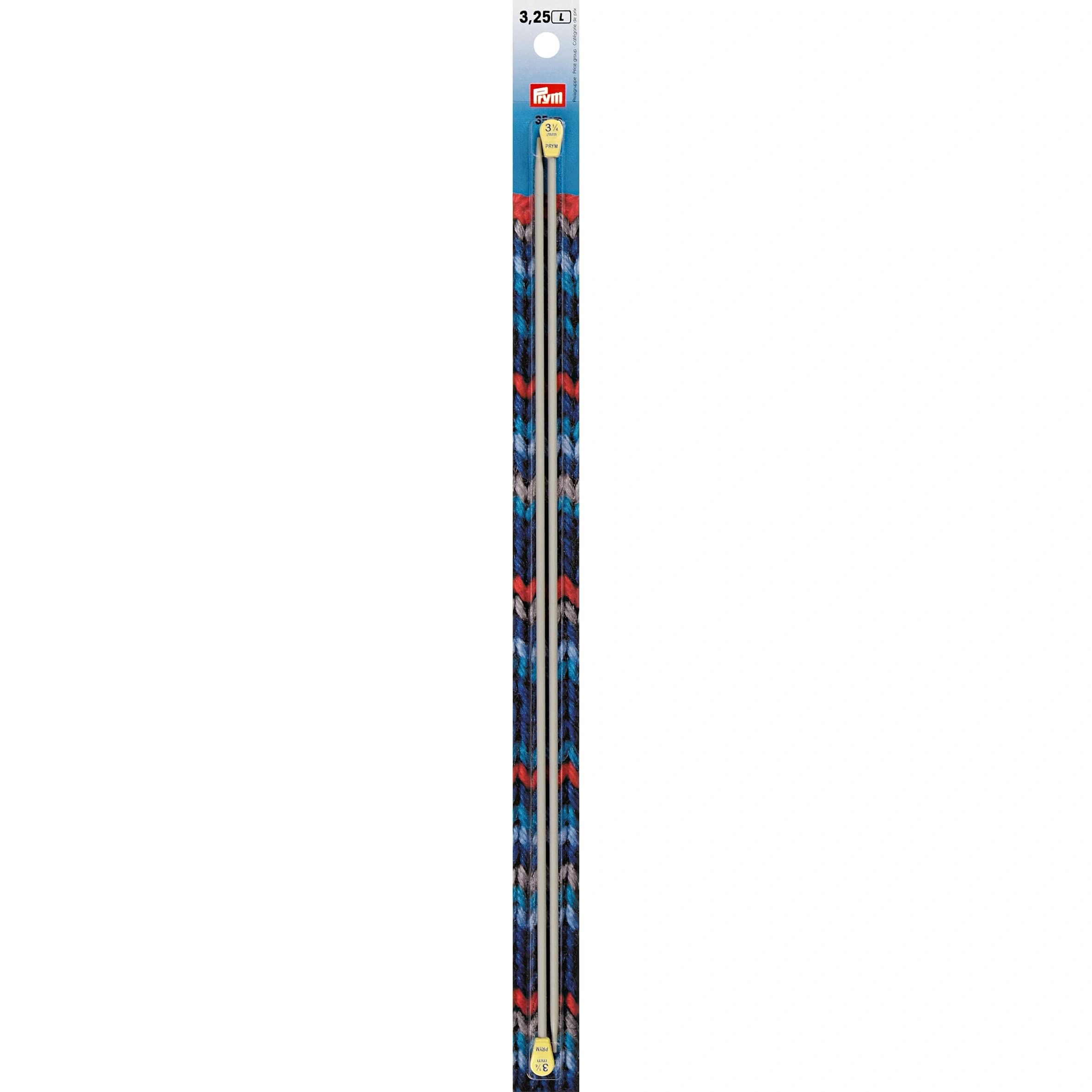 Prym14" Single Point Aluminum Knitting Needles, 3.25mm