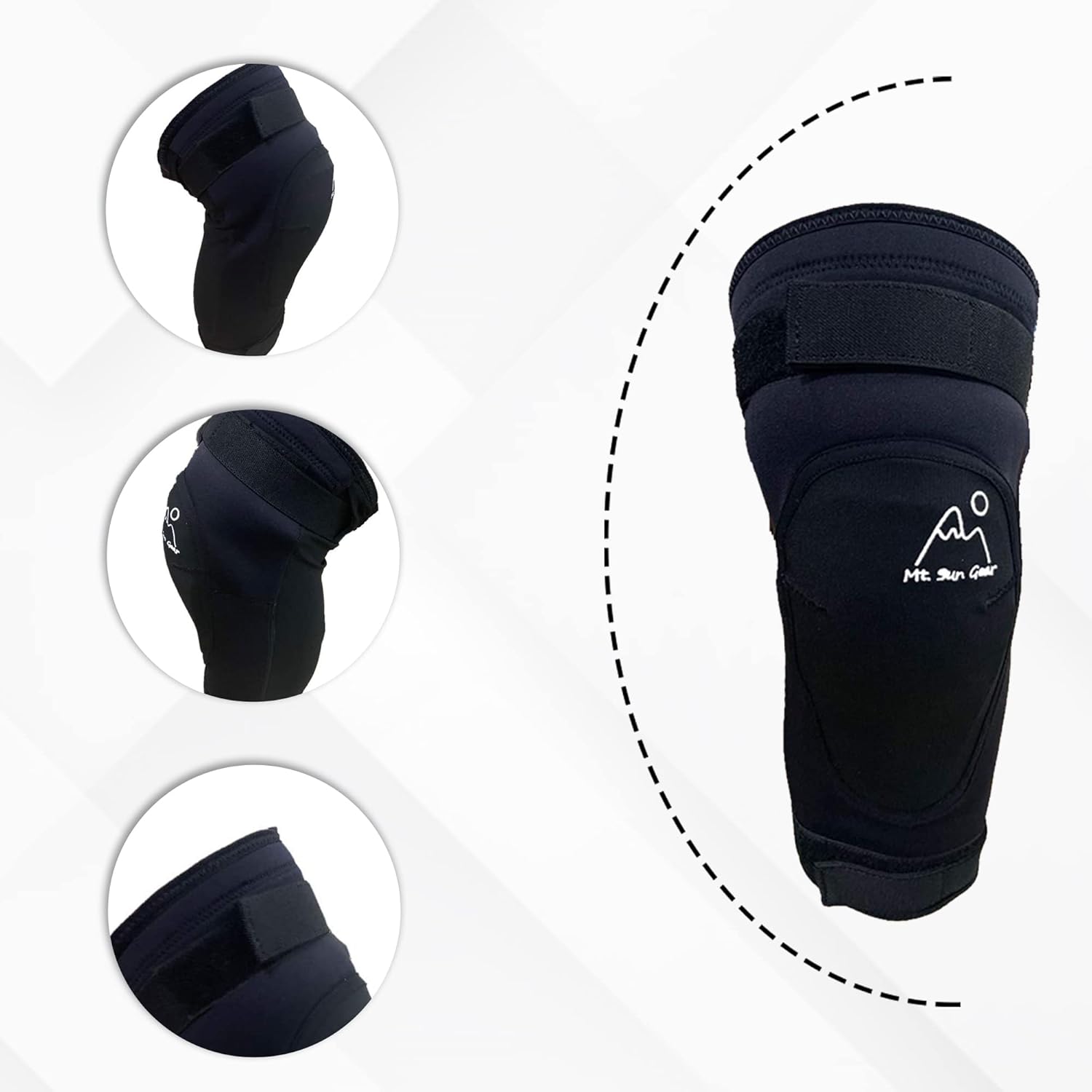 | Mountain Biking Knee Pads | Lightweight, MTB kneepads, Snowboard Knee Pads Comfortable for Men & Women | Protective biking Knee Pads - 1 Pair Per Pack (Extra-Large (XL))