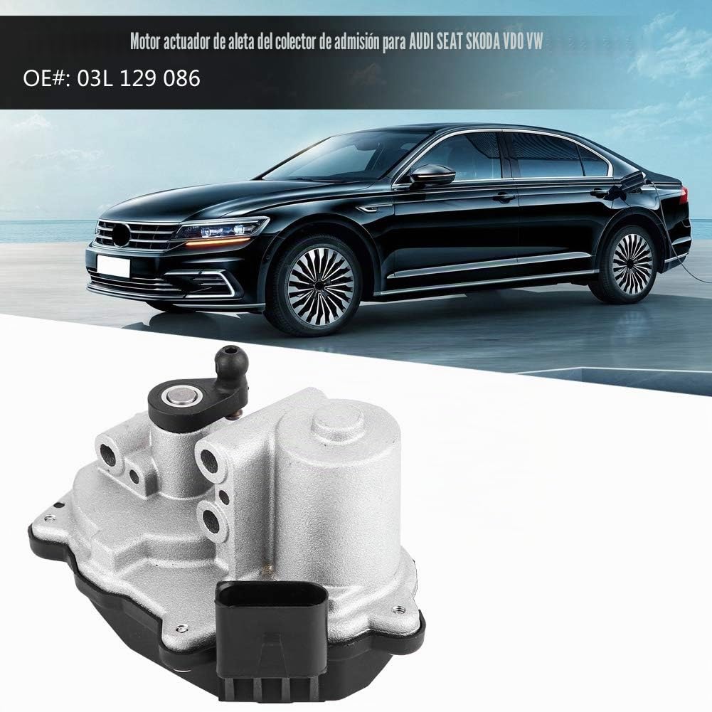 Válvula de EGR - 1 PC del motor del actuador de aleta del colector de admisión, válvula de EGR para SEAT SKODA VDO 03W 129L.