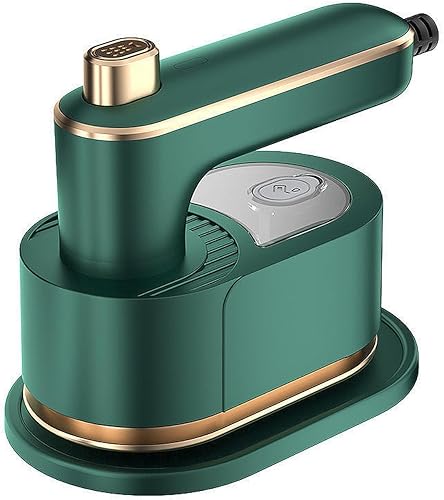 Miniatura 8 de Plancha de vapor portátil de viaje, mango plegable de 180°, calentamiento rápido de 3 minutos, soporte anti-calor, adecuado para la mayoría de telas