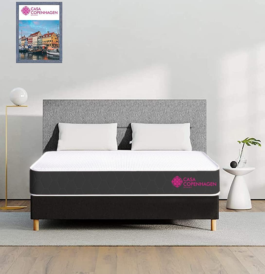 Casa Copenhagen 29.5 Collection Dual Memory Foam 6Inch King Size