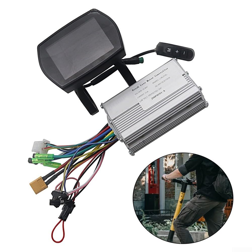 Kit de contrôleur de scooter électrique, 1000 W 48 V, écran LCD, compteur numérique compatible avec scooter pour Kugoo G2Pro (1 écran)