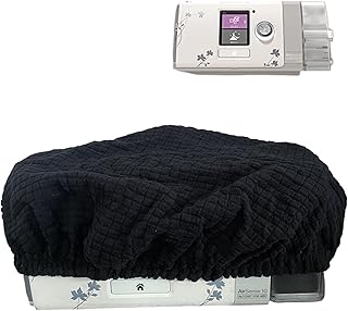 CPAP Dust Cover - CPAP Hose Cover - Protect Your CPAP Machines for Sleep Apnea & BiPAP Machines - CPAP Cleaning Supplies - CPAP Accessories - Cleaner Machine - CPAP Cover (Black)