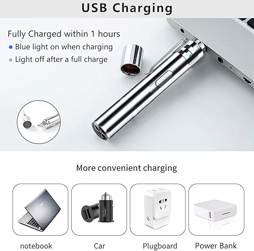 Miniatura 5 de Juguete puntero láser para gatos, recargable por USB, 5 patrones divertidos, modos UV e infrarrojos, juego seguro para gatos, juguete interactivo