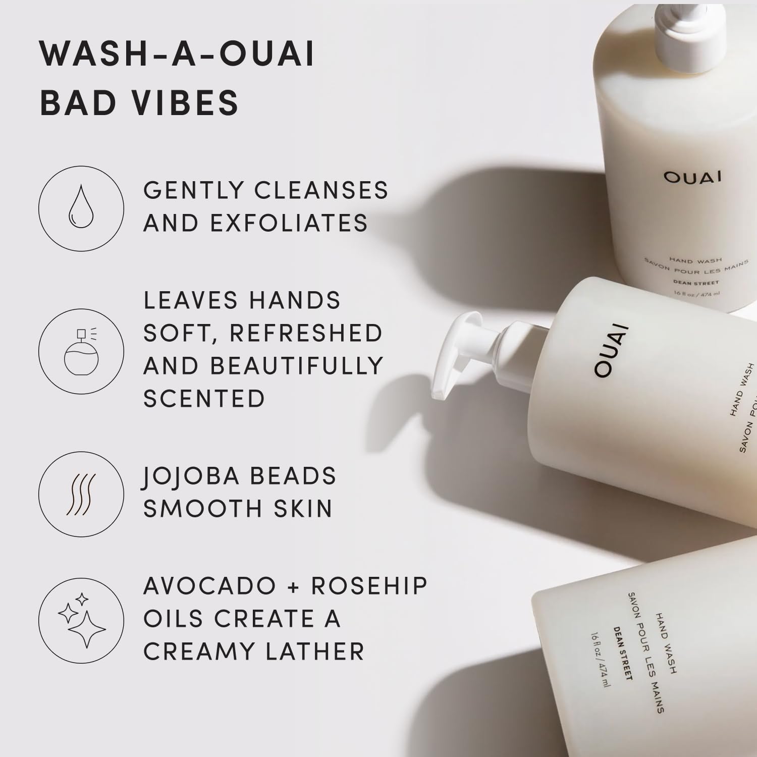 OUAI Dean Street Hand Wash - 16 Fl Oz -3