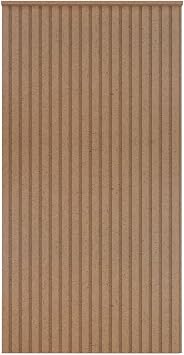 bangu Wood Decorative Wall Panel (54 X 105 Cm) Paintable 10 Mm Raw Mdf Wall Panel