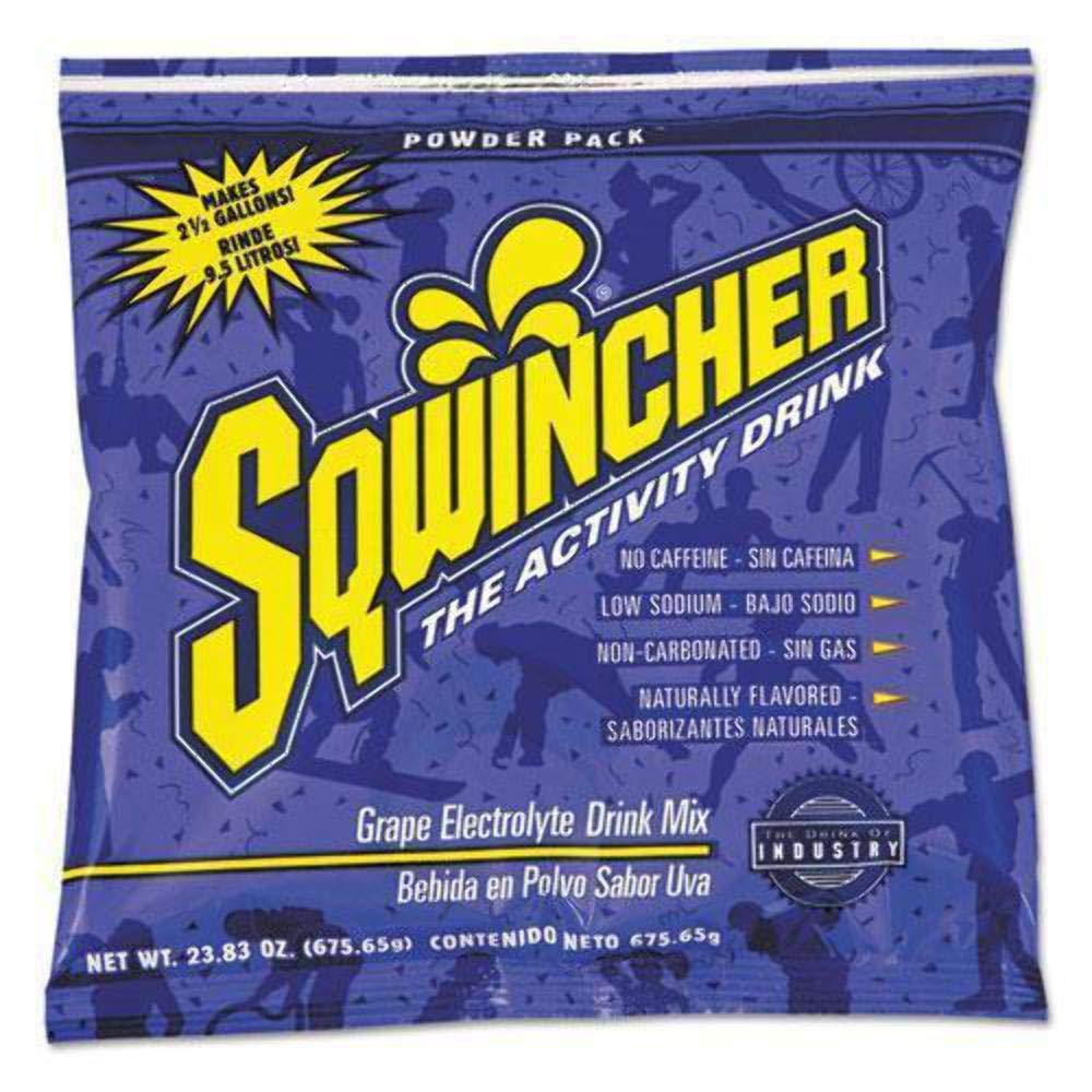 Sqwincher Powder Pack, Grape, 23.83 oz Packet (Pack of 32)