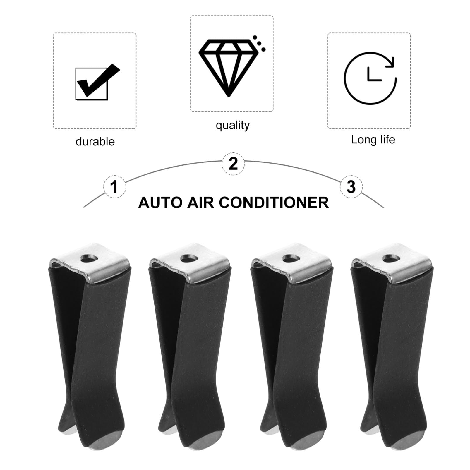300stücke Auto Lüftungsgitter Clips Metall Halterung Für Duftstäbchen Langlebig Und Unauffällig Passend Für Fahrzeugmodelle Für Aromatische Erfrischung Im Auto