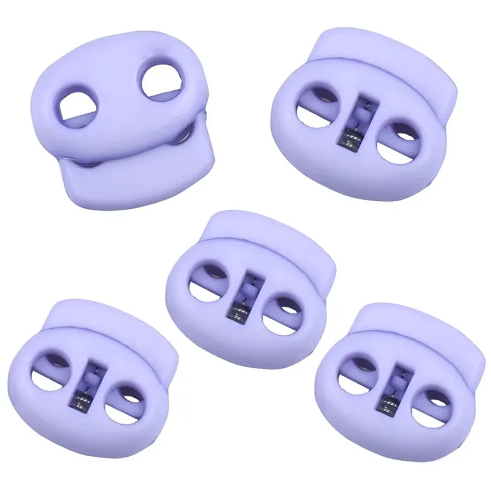 Knitting Needle Stoppers 50pcs Colorful Knitting Needle Stoppers Double Hole Needle Tip Protector Knitting and Crochet Supplies Knitting Accessories(Color03)