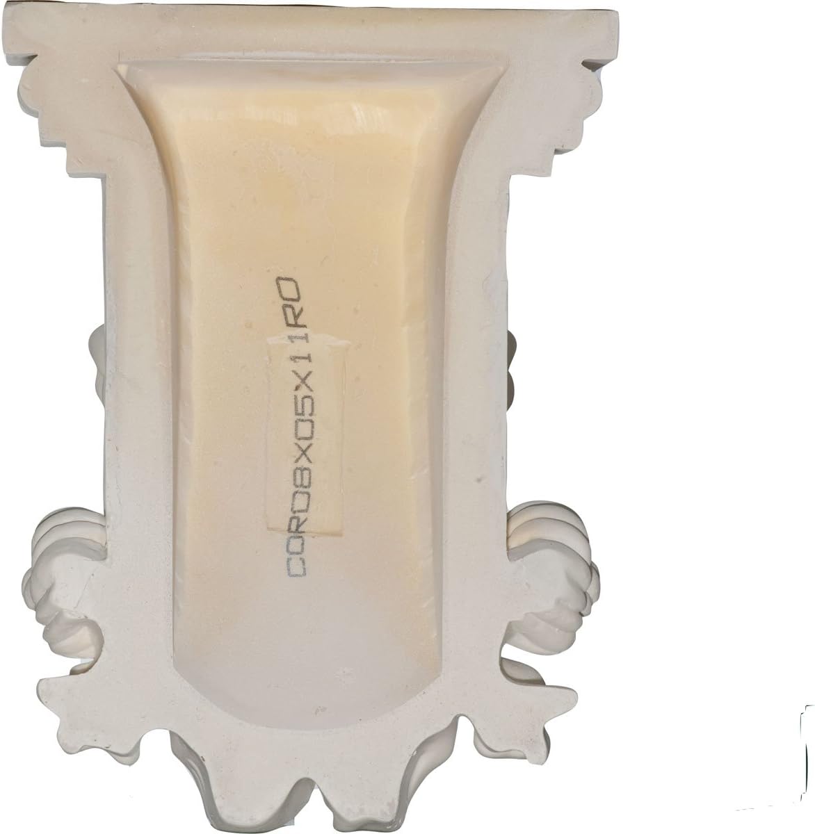 Ekena Millwork COR08X05X11RO 8 1/2-Inch W x 5 1/4-Inch D x 11 3/8-Inch H Rose Corbel , White