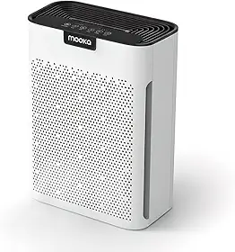 Purificador de Ar Life KJ190 com Filtro HEPA para Casa, Quarto e Escritório - Retém Poeira, Pólen e Odores - Ar Mais Puro e Silencioso - Design Compacto para Ambientes Internos