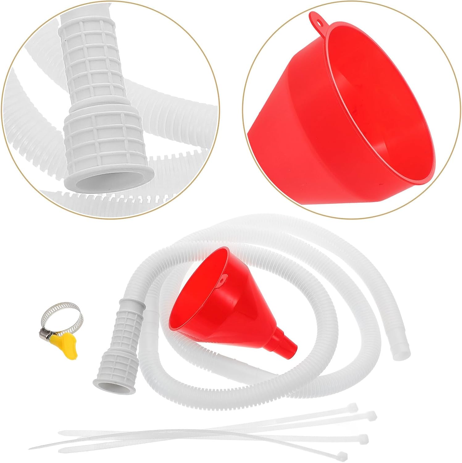 Ciieeo Christmas Tree Watering Funnel System Reusable Tree Watering Device with Long Spout for Indoor and Outdoor Plants