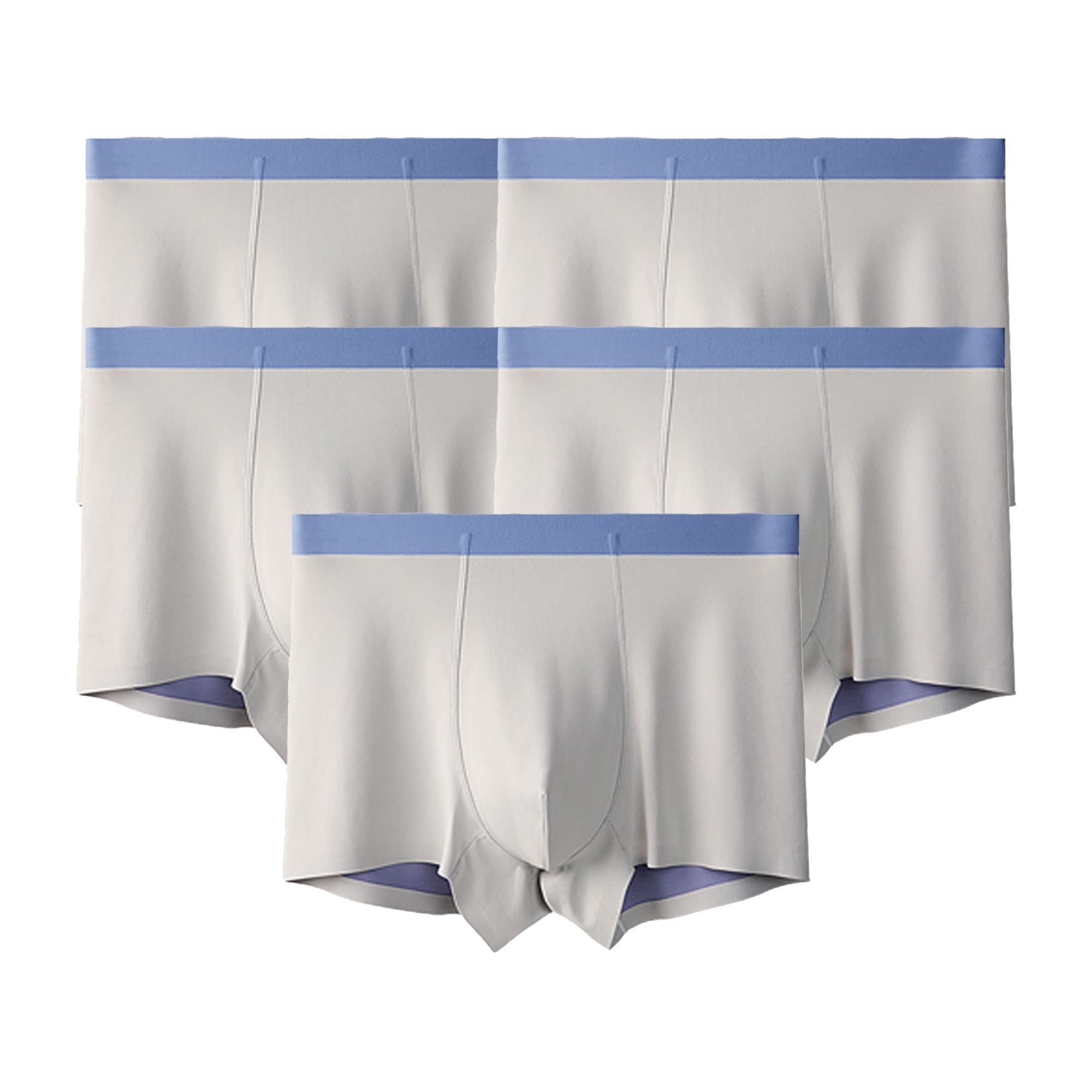 JEShifangjiusu - Intimo modale da uomo, ultra morbido, confortevole, senza cuciture, biancheria intima traspirante, in confezione da 3 o 6