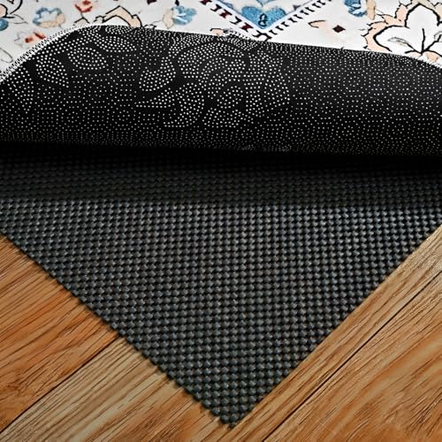 Non Slip Mat Multipurpose PVC Anti Slip Rug Underlay Waterproof Grip Mat Liner Cut-to-Size Non Slip Matting for Rugs Drawers Shelves Home & Office (Black 30cm x 150cm)
