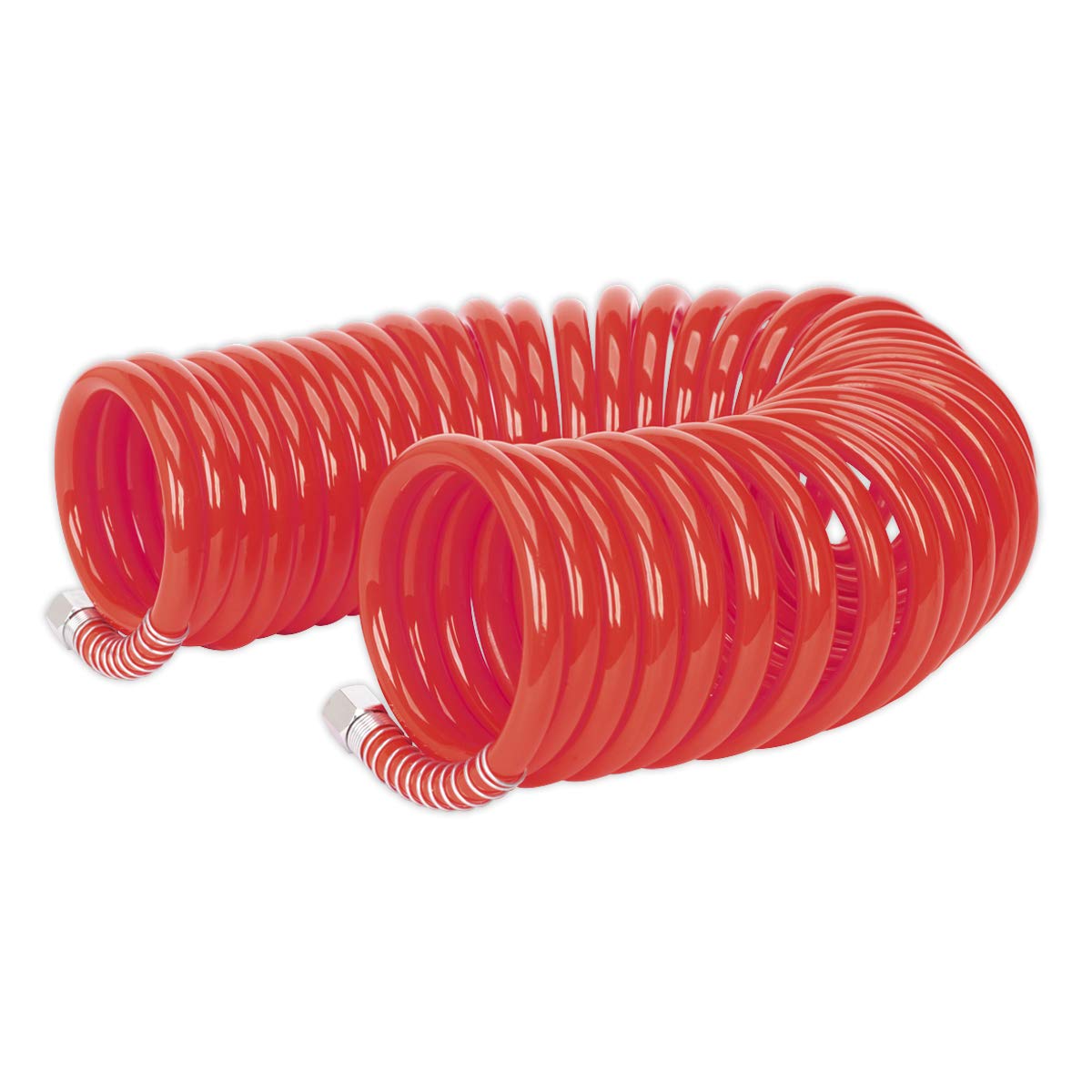 Sealey Coiled Air Line Hose 8mm 10m