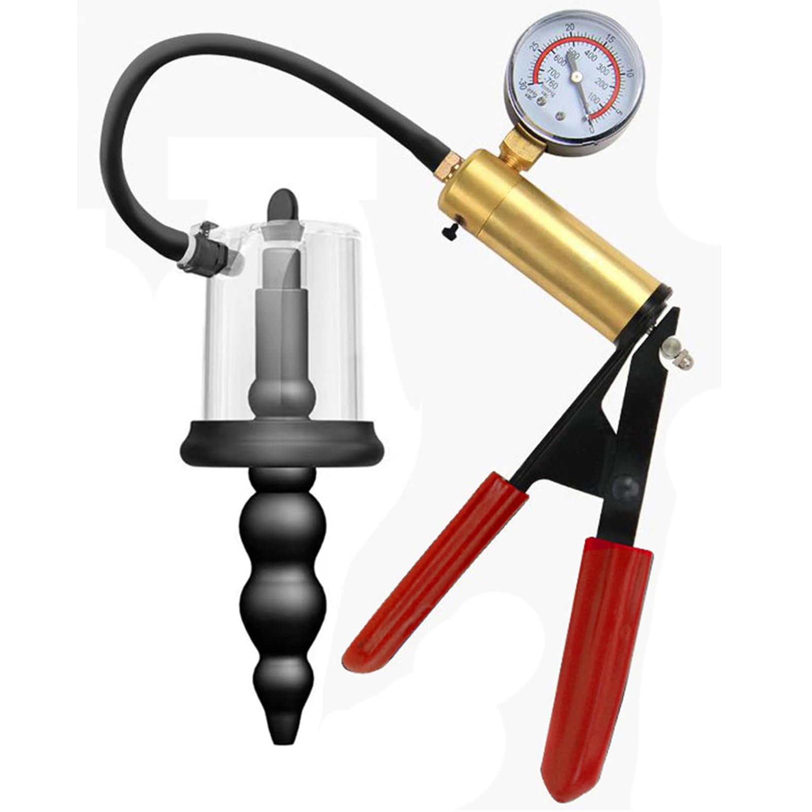 Plug anale da 3 pezzi con pompa a vuoto for la vagina, pompa anale, plug anale in silicone, set SM, succhia anale, massaggiatore for la prostata, dilatatore anale for clitoride, giocattoli