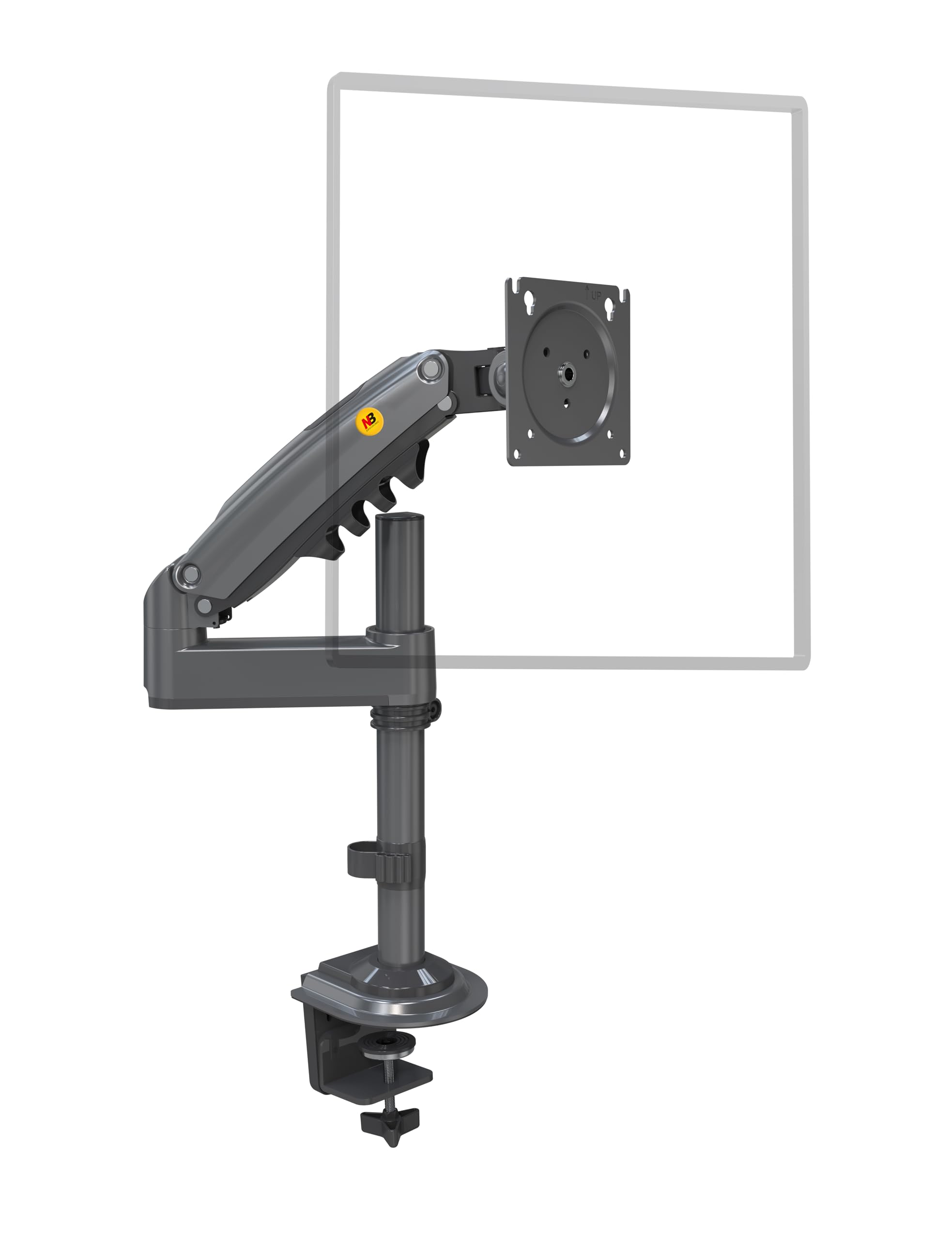 Gasveer Tafelhouder Voor 17-30 Inch Monitoren - Volledig Verstelbaar Tot 9kg VESA 100x100