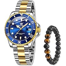 Watches Mens Waterproof Multifunctional Analogue Quartz Watch Business Stylish Casual Luminous Steel Watch for Men