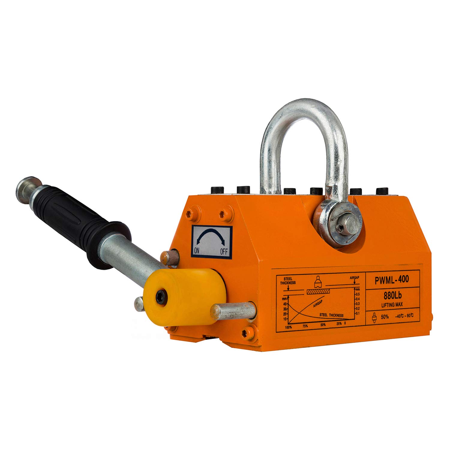 Prowinch Permanent Magnetic Lifter 880 lb. / 400 kg