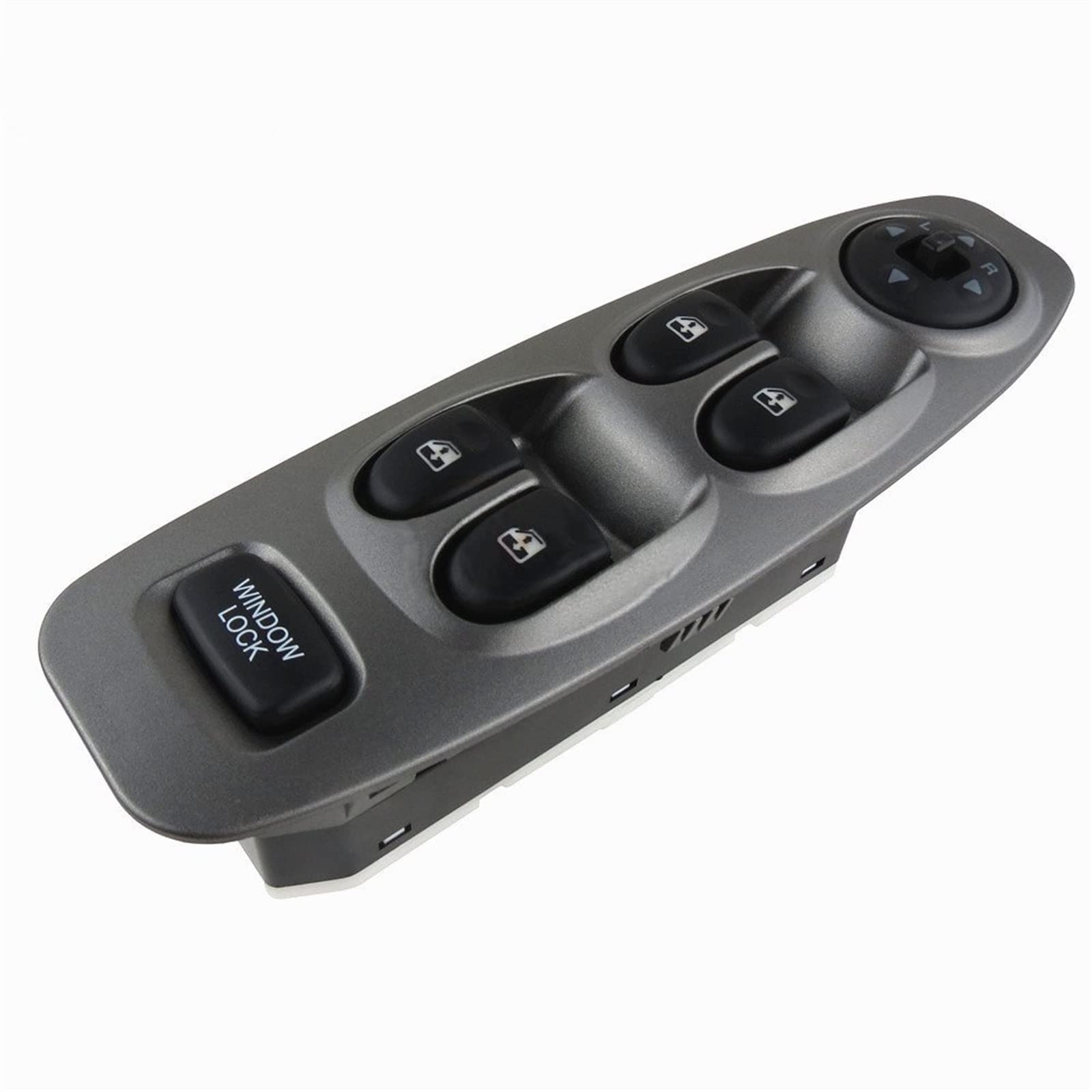 Interruptor de ventanilla con control de espejo retrovisor para Hyundai Accent 2000-2005 gris 4