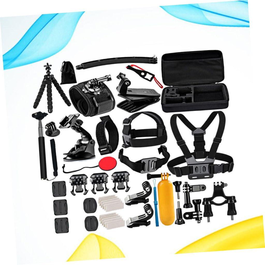 HOMSFOU Accessoires pour Caméra Action Compatible Et avec Trépied Perche Flottante Et Support Ventouse