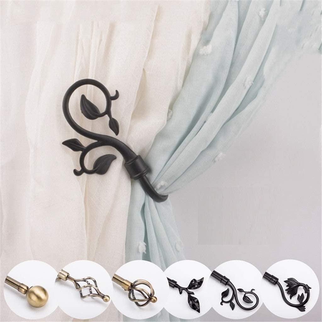 2 Teile/Satz Vorhang Raffhalter Halter Haken Raffhalter Schlafzimmer Wohnzimmer Vorhang Dekoration Zubehör Holdback Metall Vorhang Haken
