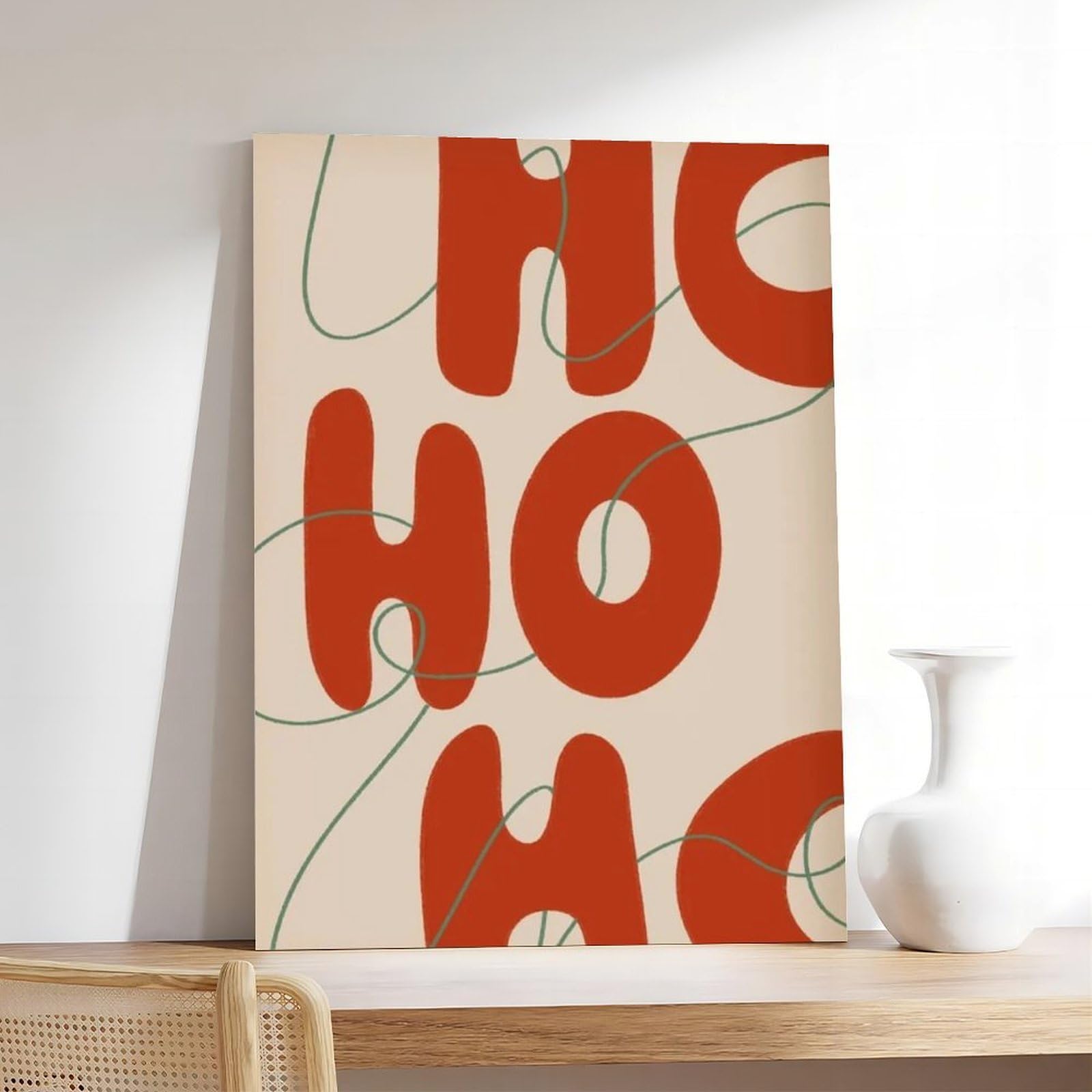 Poster su tela retrò rosso per festival, decorazione per camera da letto, ufficio, stanza, regalo, 50 x 75 cm