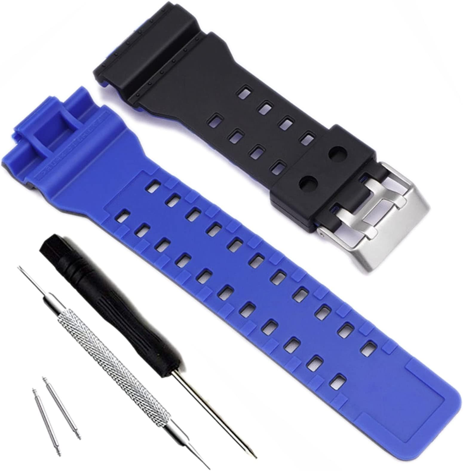MyTime OliBoPo Replacement Strap for Casio Men's G-Shock GD120/GA-100/GA-110/GA-100C