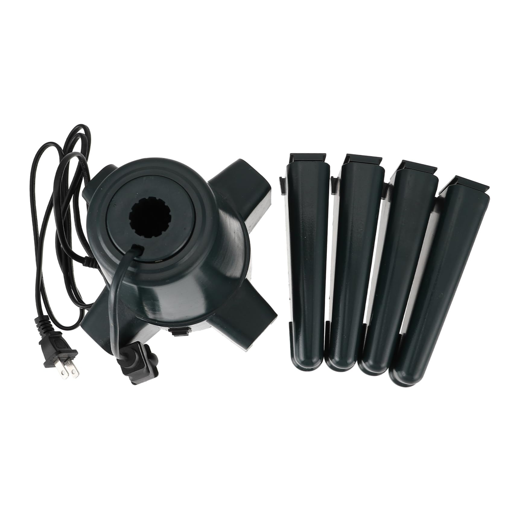 GOOHOCHY 1pc Electric Rotatable Christmas Tree Stand Premium Base Non- Design Stable Support for Trees Convenient Display for Holiday Decor