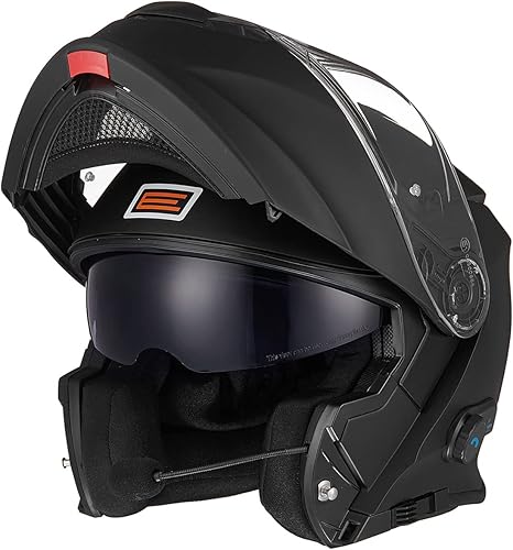 ORIGINE Casco Modular Bluetooth con Marcación por Voz para Casco de Motocicleta, Llamadas Manos Libres, Aprobado por DOT