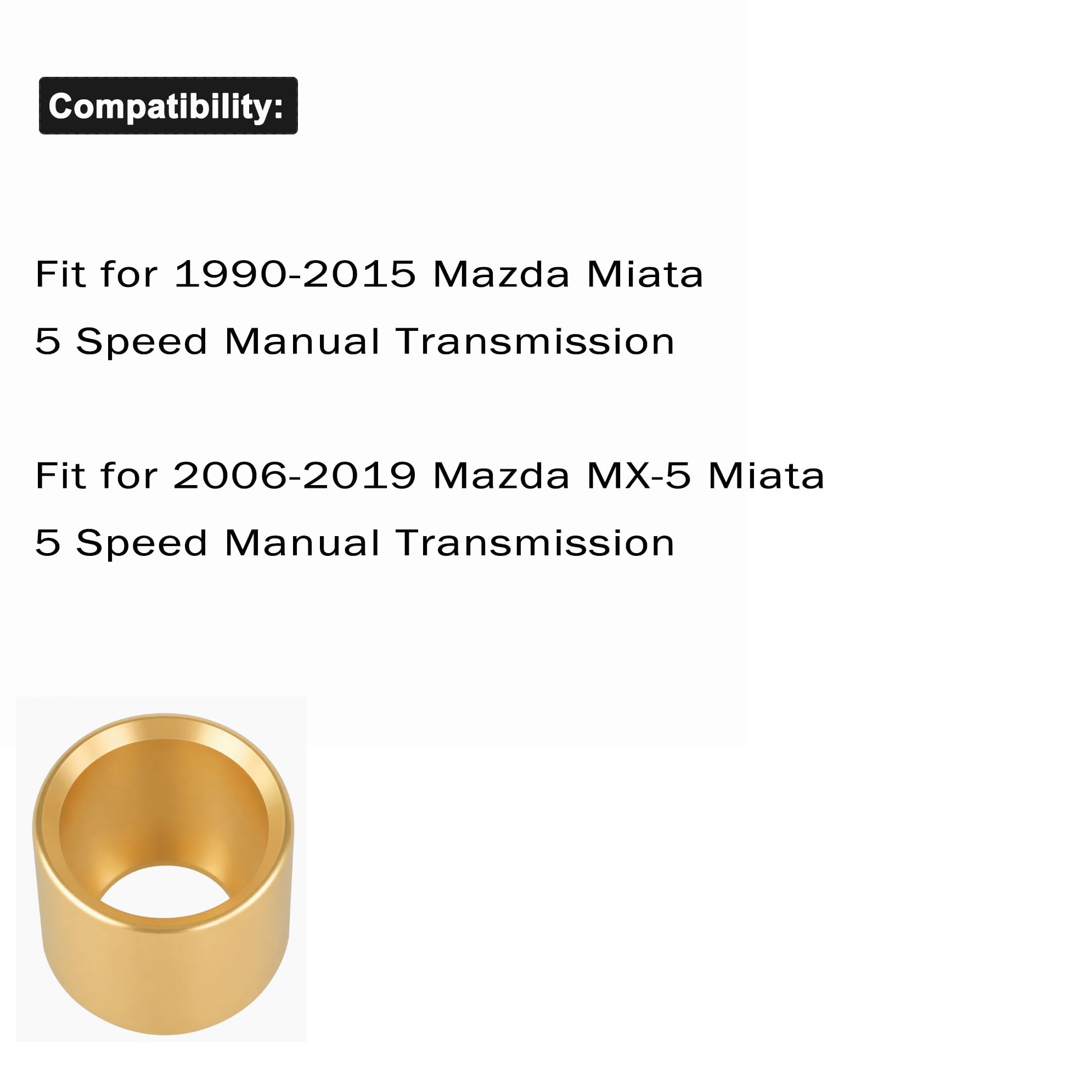 Amazon.com: 5 Speed Brass Shifter Bushing Fit for Mazda Miata