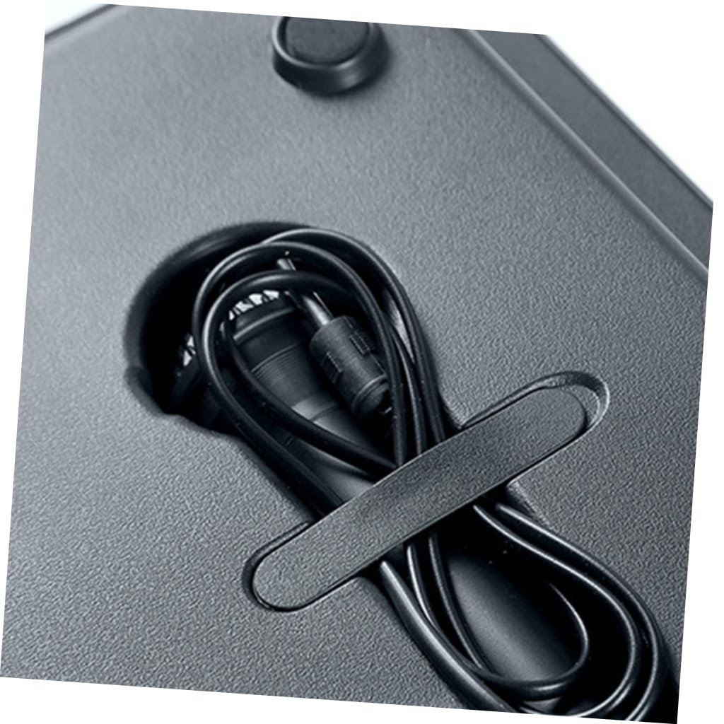 Pianoforte Elettronico per Bambini 49 Tasti Nero in Plastica | Microfono, Tocco Confortevole e Superficie Liscia, per Natale e Compleanno