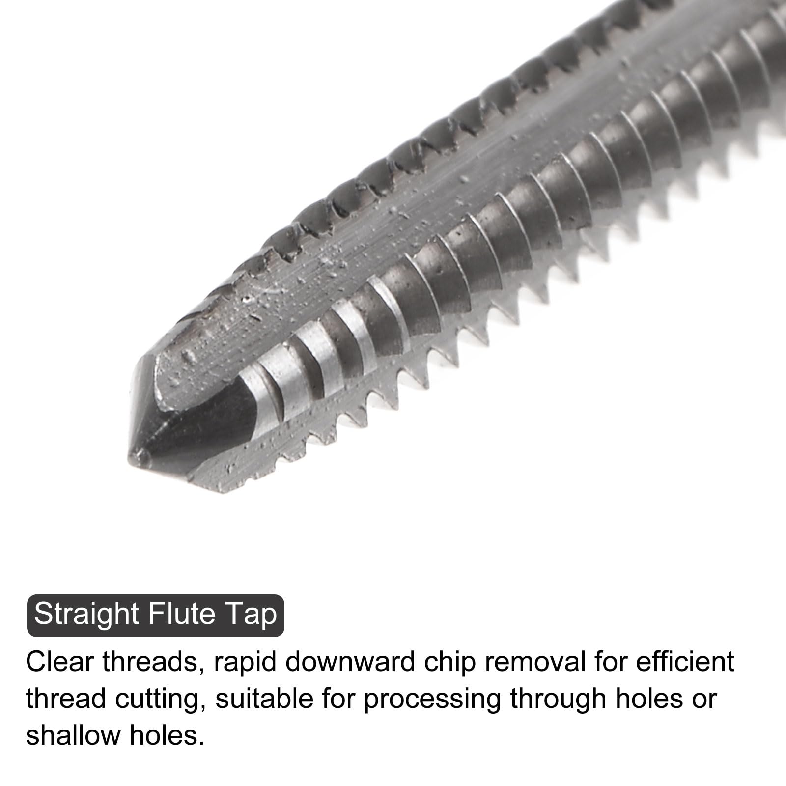 Maschio Per Filettatura 3/8-24 UNF HSS - Rivestito Titanio - Per Metalli E Plastiche - Foto 3