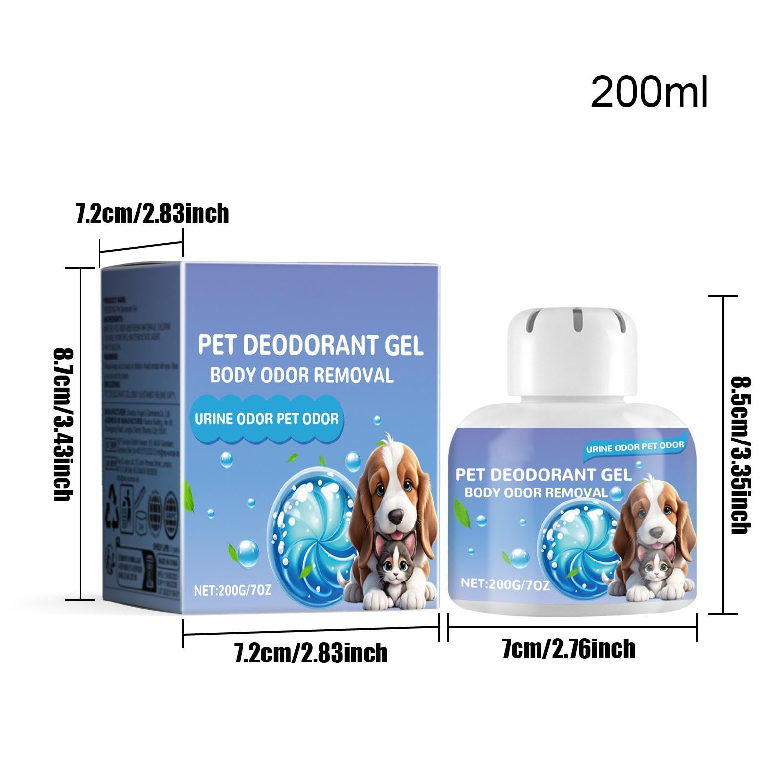 Air Care Duftgel für Haustiere, für Hunde, geruchsneutralisierendes Gel, kühlendes Gel, Haustierfreundlich, langanhaltend, natürlicher Pflanzenextrakt